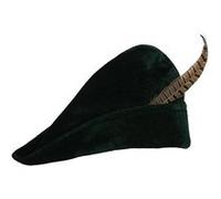 Widmann Chapeau Robin des Bois – Déguisement unisexe avec plume – Taille unique