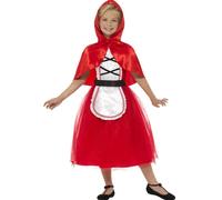 Déguisement Chaperon Rouge Avec Cape Fille 7 À 9 Ans Rouge