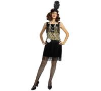 Déguisement charleston chic femme Années 20, Cabaret, Gangster- Funidelia- 118300- Déguisement Femme et accessoires Carnaval Noel S
