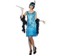 Déguisement Charleston (Diff Couleurs) Sd M Bleu