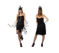 Déguisement Charleston Noir Femme XXL