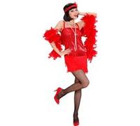 déguisement charleston rouge femme - l - rouge - widmann 70323 Rouge G