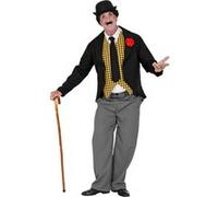 Déguisement Charlot Comique Cinéma Muet Homme M Noir 019492 W Widmann Milano Party Fashion M - 019492 W WIDMANN MILANO Party Fashion Noir G