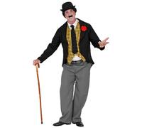 Déguisement Charlot Comique Cinéma Muet Homme Noir