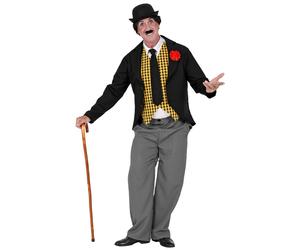 Déguisement Charlot Comique Cinéma Muet Homme Noir