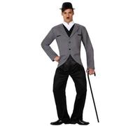Déguisement Charlot Danseur Des Rues Homme - Taille: M / L Noir
