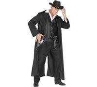déguisement chasseur de primes western usa homme - l - noir - widmann 044473 Noir G