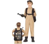 DÉGUISEMENT CHASSEUSE DE FANTÔMES FILLE - SUPER H PERSO CELEBR 7-9 ans
