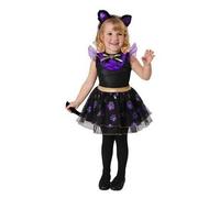 Déguisement Chatonne Violet Fille - Animaux - NO NAME - Polyester - Normes UE 1-2 ans