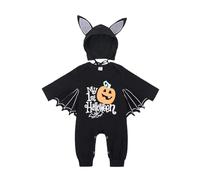 Deguisement Chauve Souris Bebe, My First Halloween Deguisement Bebe, Costume Halloween Bébé, Tenue Halloweens Bébé, Vetement Halloweens Bebes, Costume Citrouille Chauve Souris Bebes, 18-24 Mois