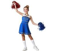 ATOSA déguisement cheerleader bleu enfant filles 5 a 6 años