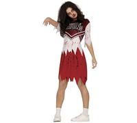 Déguisement Cheerleader Ensanglantée Femme Rouge, Bordeaux