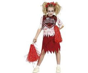 déguisement cheerleader ensanglantée fille - 5/6 ans - rouge - guirca 77634 Rouge G