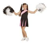 W WIDMANN MILANO Party Fashion - Costume enfant Cheerleader, Robe, Football américain, Lycée, Uniforme scolaire, Carnaval