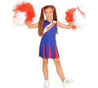 Widmann Déguisement Cheerleader Rouge et Bleu 11/13 ans Bleu G