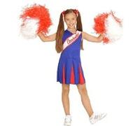 W WIDMANN MILANO Party Fashion - Costume de pom-pom girl pour femme | Robe style show-girl et danseuse de lycée pour le carnaval et les soirées à thème