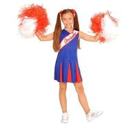 Widmann Déguisement Cheerleader Rouge et Bleu 11/13 ans Bleu G