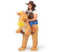 Déguisement cheval gonflable adulte - Multicolore