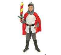 Déguisement Chevalier Enfant - PTIT CLOWN - P'tit Clown - Rouge - 5 ans+ - Ensemble complet 5-6 ans