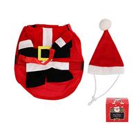 Déguisement Chien Noël, Costume de Cosplay avec Coffret Cadeau et Chapeau, Taille Petite à Moyenne - Style Western, Velours Doux, Parfait pour Fêtes et Halloween (XL)