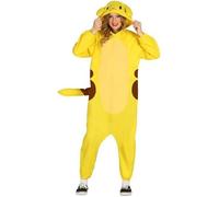Déguisement Chinchilla Électrique Adulte - Pokémon Jaune Multicolore