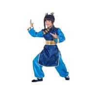 Déguisement Chinita bleu pour fille - DisfraZZes - Bandeau avec des arcs - Tunique - Ceinture - Polyester 3-4 ans