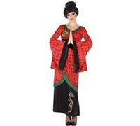 Déguisement chinoise femme M/L - Déguisements et fêtes Rouge G