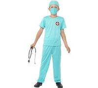 Déguisement chirurgien bleu-4/6 ans Multicolore G