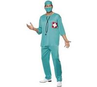 Déguisement Chirurgien Homme L Vert 21781/l Vert G