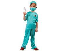 Déguisement Chirurgien Pour Enfants Plusieurs Tailles (Taille 10-12a) Multicolore