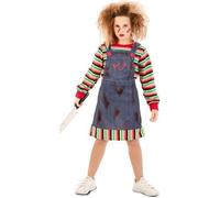 Déguisement Chucky Diabolique fille - EUROCARNAVALES - 3 ans - Bleu - Halloween 10 ans