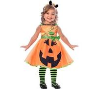 déguisement citrouille adorable fille - 2/3 ans - orange - amscan 9903392 Orange G