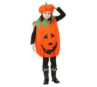 Atosa Smiling Girl Smiling Pumpkin Custom Orange 3-4 Years