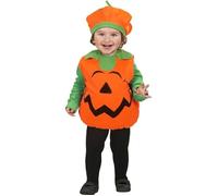 WIDMANN MILANO PARTY FASHION - Costume enfant citrouille, costume avec coiffe, Halloween, carnaval, fête à thème