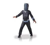 Rubies - Black Panther-Déguisement Classique Black Panther Garçon-Taille M- I-64