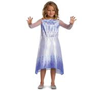 Déguisement Classique Blanc Elsa La Reine Des Neiges2 Fille - Taille: 3 - 4 Ans (97 - 109 Cm) Bleu