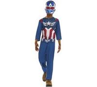 déguisement classique captain america enfant - 3/4 ans - bleu - générique r1001253t34 Bleu G