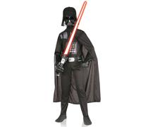 RUBIE'S STAR WARS Officiel - Costume Dark Vador - Taille 11-13 Ans - Déguisement Officiel Star Wars avec Combinaison, Cape, Masque et Ceinture - Pour Hallowwen, Carnaval, Cadeau Noël