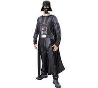 RUBIE'S Star Wars Officiel - Déguisement Luxe Dark Vador Adulte - Taille Standard - Costume Combinaison Noir, Ceinture 3D, Cape Noire et Masque - Pour Halloween, Carnaval - Idée Cadeau de Noël
