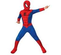 RUBIES - Marvel Officiel - Déguisement Enfant Classique Spider-Man - Taille 7-8 ans - Costume Complet