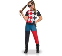 Déguisement classique Harley Quinn - RUBIES - FILLE - Combinaison + Masque - Polyester - DC Super Hero Girls 5/6 ans
