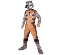 Déguisement Classique Rocket Raccoon Enfant - Les Gardiens De La Galaxie 3 À 4 Ans Multicolore