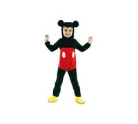 Déguisement classique Souris Mickey 3/4 ans - Licence Disney - Combinaison et chapeau oreilles noirs pour garçon