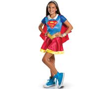 Déguisement Classique Super Hero Girls Supergirl Fille - Taille: 3 À 4 Ans (104 Cm) Multicolore