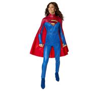 Déguisement Classique Supergirl Combinaison Femme - Taille: S Bleu