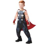 Déguisement classique Thor garçon - Marvel - Personnage Fiction - Gris - Polyester - Extérieur 5-6 ans