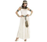 Déguisement Cléopâtre adulte - WIDMANN - Robe blanche plissée - Accessoires inclus