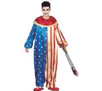 déguisement clown américain adolescent - 14/16 ans - rouge - guirca 77582 Rouge G