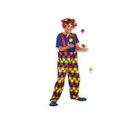 déguisement clown amusant damier multicolore homme - m/l - multicolore - 83826