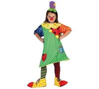 déguisement clown pour fille - 10/12 ans - multicolore - générique 6758